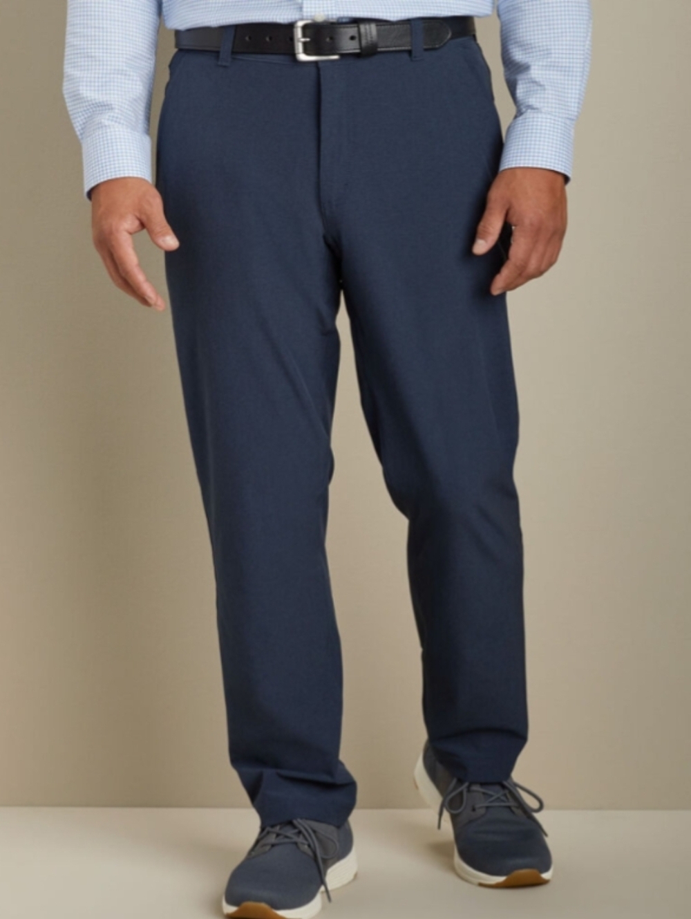 Duluth Trading Co Men's Overachino Standard Fit Pants, Dark Blue Sz. 38x34